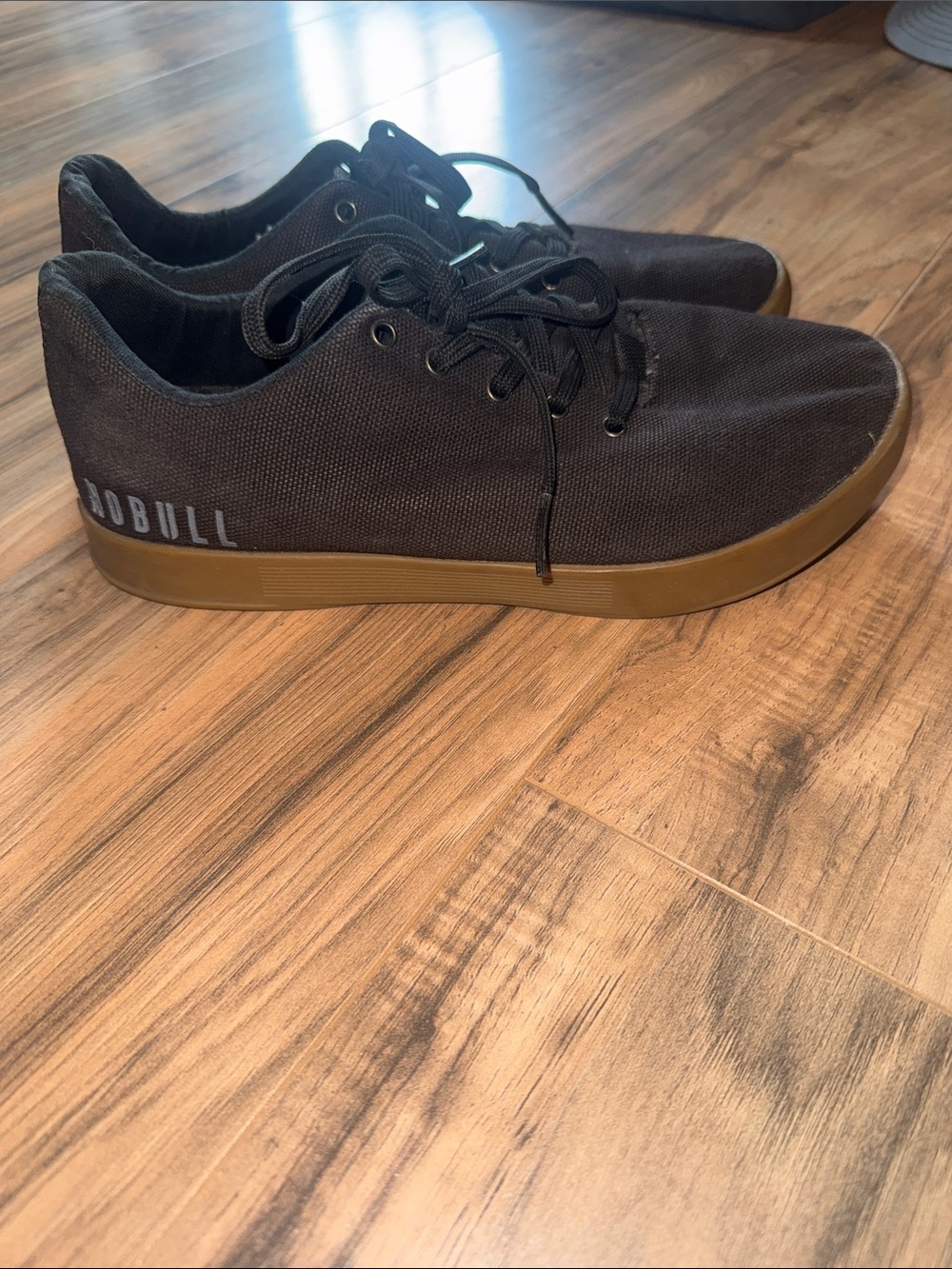 NOBULL Project Canvas Trainers Black Gum Brown Size 8.5Men's, 10 Women's